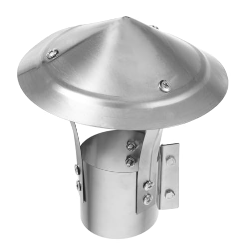 UPKOCH Schornsteinabdeckung Regenhaube für Ofenrohre Wetterfeste Kaminabdeckung Langlebiger Kaminaufsatz für Optimalen Schutz und Aufwertung Daches von UPKOCH