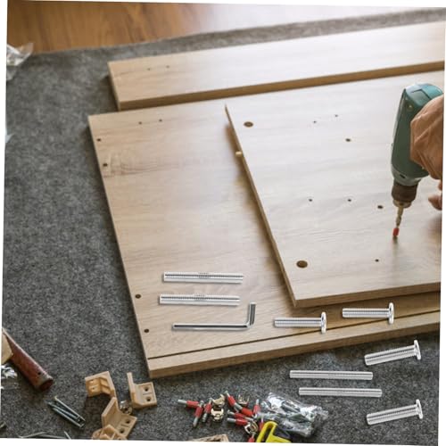 UPKOCH Schrauben für Katzenkratzbaum Zubehör Doppelseitige Gewindebolzen aus Komplett Gewindet Robust und Langlebig Innensechskantschlüssel für Kratzbaum und Reparatur von UPKOCH