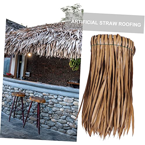 UPKOCH Simuliertes Strohdach Künstliches Dachmaterial für Garten Terrasse DIY Dekoration Realistische Form und Farbe Robust Vielseitig für Innen Außen von UPKOCH