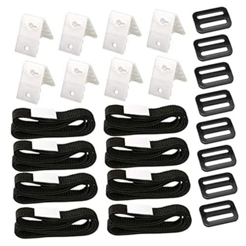 UPKOCH Solar Blanket Straps Kit Teiliges Poolabdeckung Befestigungsbänder mit Schnallen UV Beständig Reißfest für Solarabdeckungs Aufrollsysteme Schwimmbecken Zubehör von UPKOCH