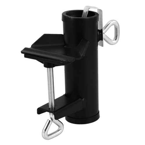 UPKOCH Stabiler Sonnenschirmhalter aus Robustem Eisen für Balkon und Garten Halterung für Verschiedene Schirmstangen Windfester Outdoor Sonnenschirmclip für Camping Strand und Terrasse von UPKOCH