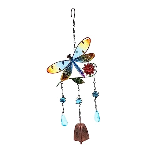 UPKOCH Tierdesign Windspiel Eisen Hängendes Gartenornament mit Buntem für Fenster Balkon und Wohnzimmerdeko von UPKOCH