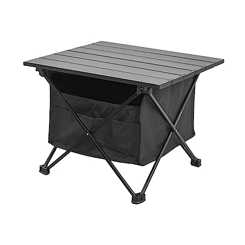 UPKOCH Tragbarer Klapptisch Campingzubehör Vorbereitung draußen Faltbare Tabelle Campingkochen Outdoor Klappschreibtisch tragbarer klappbarer Schreibtisch Grilltisch Oxford-Stoff Schwarz von UPKOCH