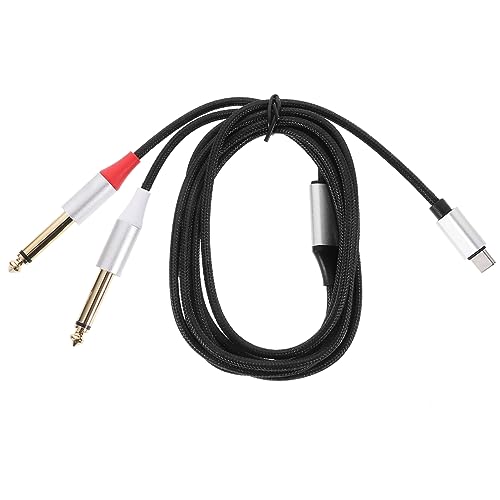 UPKOCH Type C Audio Splitter Kabel Dual Stecker für Smartphone Tablet Laptop Lautsprecher Einfach zu Verwenden Kompatibel mit Vielen Geräten von UPKOCH