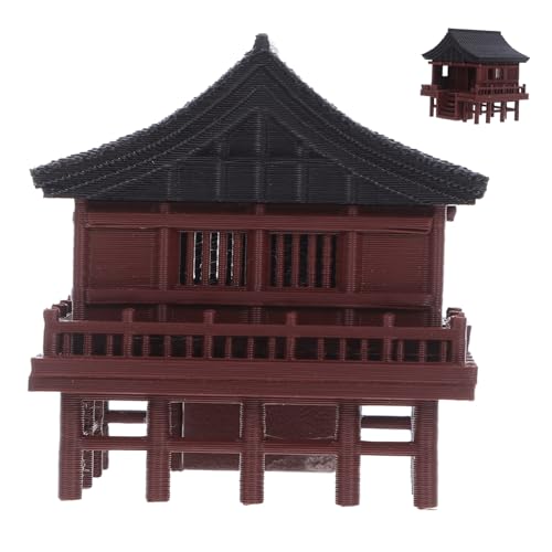 UPKOCH Vintage Miniatur Pavillon Statue für Zen Garten und Aquarium Miniatur Gebäude Dekoration Terrarium Figurine Antikes Design für Büro und Meditationsbereich UPKOCH Vintage Miniatur Pavillon Statue für Zen Garten und Aquarium Miniatur Gebäude Dekoration Terrarium Figurine Antikes Design für Büro und Meditationsbereich von UPKOCH