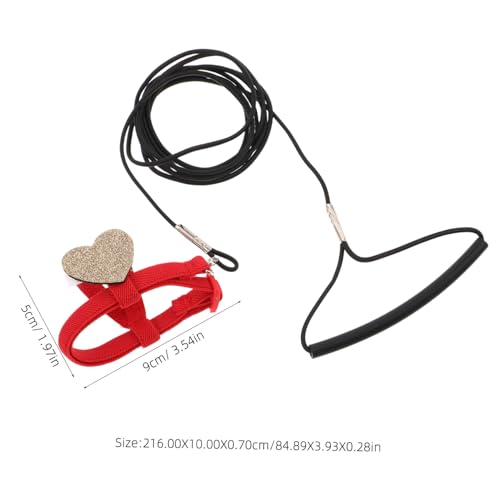 UPKOCH Geschirr Mit Leine Für Sittiche Und Papageien Verstellbar Leicht Sicher Für Outdoor-aktivitäten Und Reisen UPKOCH Geschirr Mit Leine Für Sittiche Und Papageien Verstellbar Leicht Sicher Für Outdoor-aktivitäten Und Reisen von UPKOCH
