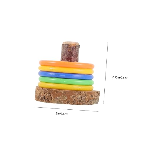 UPKOCH Vogelspielzeug aus Holz und Kunststoff Bunte Ringe Intelligenz und Trainingsspielzeug für Papageien Wellensittiche Nymphensittiche als Käfigzubehör und Zufällige Zufällige Farbe UPKOCH Vogelspielzeug aus Holz und Kunststoff Bunte Ringe Intelligenz und Trainingsspielzeug für Papageien Wellensittiche Nymphensittiche als Käfigzubehör und Zufällige Zufällige Farbe von UPKOCH