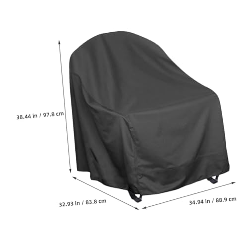 UPKOCH Wasserdichte Outdoor Husse für Gartenstuhl Oxford Stoff Schwerlast Schutz Abdeckung für Patio Schaukelstuhl und Drehstuhl Wetterfest Kratzfest UV beständig Zufällige Farbe von UPKOCH