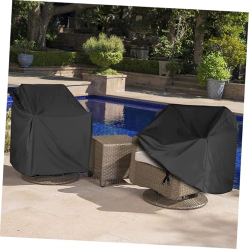 UPKOCH Wasserdichte Oxford Gartenstuhl Schutzhülle Langlebiger Verschleißfester Stoffsitzbezug UV schutz Staubschutz für Outdoor Schaukelstuhl Ganzjährig Geeignet Tragbar von UPKOCH