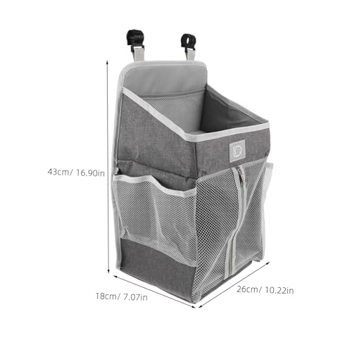UPKOCH Wasserdichter Organizer mit Mehreren Taschen Hängende Betttasche für Kinderzimmer Vielseitiger Wickeltasche Ersatz für Krippe Buggy und Bettseite Langlebig und Schnell Zugänglich von UPKOCH