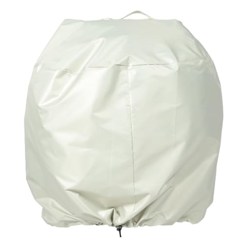 UPKOCH Wetterfeste BBQ Abdeckhaube Oxford Gewebe Staub und UV Schutz Robuste Runde Grillabdeckung für Outdoor Winddicht Passend für Garten und Tragbare Grills von UPKOCH