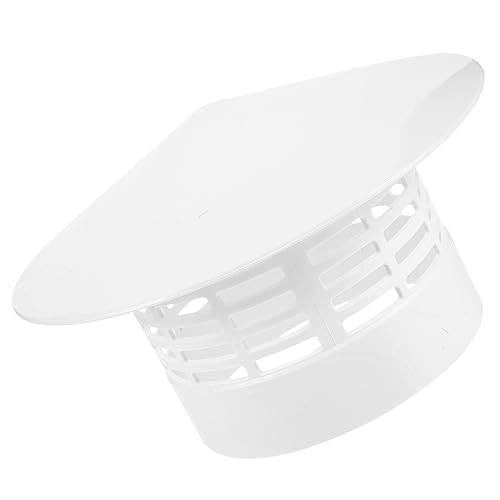 UPKOCH Regenabdeckung Für Dachentlüftung Wetterfeste Kaminabdeckung Regenkappe Aus PVC Entlüftungskappe Kappe Für Kaminschornsteine Dachregenkappe Abdeckung Für Dachentlüftung Schornstein von UPKOCH