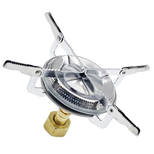 UPKOCH Winddichter Campingkocher Mini Gaskocher Tragbar Outdoor Herd mit Windschutzfunktion Leicht für Wandern Picknick und Camping UPKOCH Winddichter Campingkocher Mini Gaskocher Tragbar Outdoor Herd mit Windschutzfunktion Leicht für Wandern Picknick und Camping von UPKOCH
