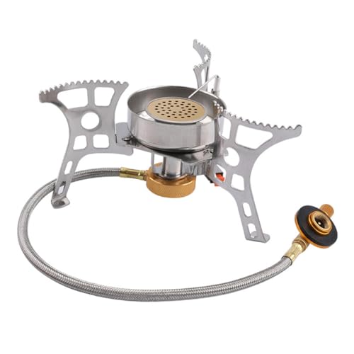 UPKOCH Winddichter Kompakter Camping Gaskocher Brenner Leichter Tragbarer Outdoor Sturmkocher mit Hoher Temperaturbeständigkeit für Wandern Picknick und Rucksacktouren UPKOCH Winddichter Kompakter Camping Gaskocher Brenner Leichter Tragbarer Outdoor Sturmkocher mit Hoher Temperaturbeständigkeit für Wandern Picknick und Rucksacktouren von UPKOCH