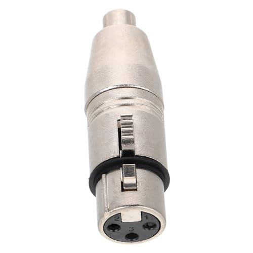 UPKOCH Xlr Rca Adapter Weiblich Audio Kupplung Zinklegierung Langlebig Kompakt für Mikrofon Tonmischgerät Verbindung Gender Changer Audio Zubehör UPKOCH Xlr Rca Adapter Weiblich Audio Kupplung Zinklegierung Langlebig Kompakt für Mikrofon Tonmischgerät Verbindung Gender Changer Audio Zubehör von UPKOCH