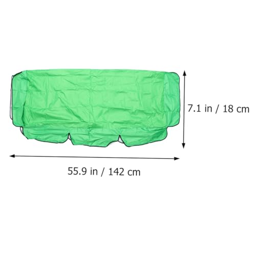 UPKOCH wasserdichte Staubfeste Gartenschaukel Schutzhülle mit Polyester pa Beschichtung Selbstklebenden Befestigungsbändern Grün Xs Wetterfeste Abdeckung für Balkon und Außenbereich von UPKOCH
