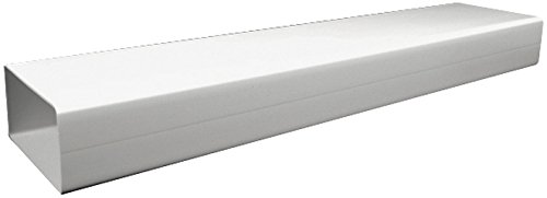 Upmann Flachrohr System 150, Flachkanal 0,5m,Außenmaß:220x90mm,Stärke: 2mm von Upmann