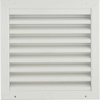 Upmann - Lüftungsgitter für Außen eckig zum Einbauen 295x295 mm mit Insektengitter weiß ral 9010 Upmann - Lüftungsgitter für Außen eckig zum Einbauen 295x295 mm mit Insektengitter weiß ral 9010 von UPMANN