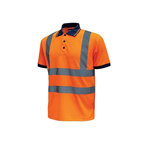 U-POWER HL198OF-M - Polo manga corta alta visibilidad gama HI-LIGHT modelo NEON Orange Fluo Talla M von UPOWER