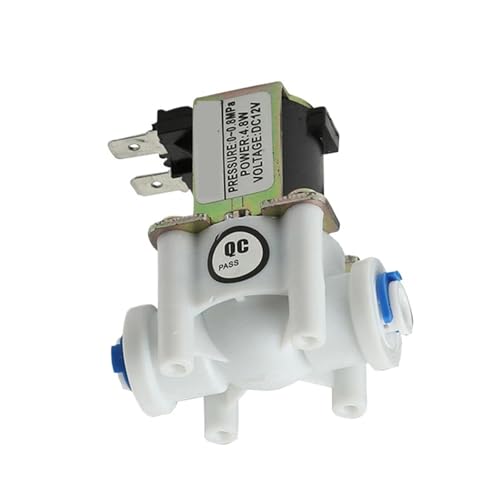 06 PE-Rohr Push-in Wasser Magnetventil Elektrische Tee Herd Magnetventil Normalerweise Geschlossen DC12V DC24V(DC12V inlet valve,2PCS) von UPQQBZFZD