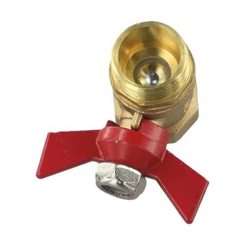 1/2 Zoll Hochleistungs-Absperrventil for Gartenschläuche aus Messing for maximalen Wasserdurchfluss. Gewindeventil for Warmwasserbereiter. Externes Absperrventil. 1/2 Zoll Hochleistungs-Absperrventil for Gartenschläuche aus Messing for maximalen Wasserdurchfluss. Gewindeventil for Warmwasserbereiter. Externes Absperrventil. von UPQQBZFZD