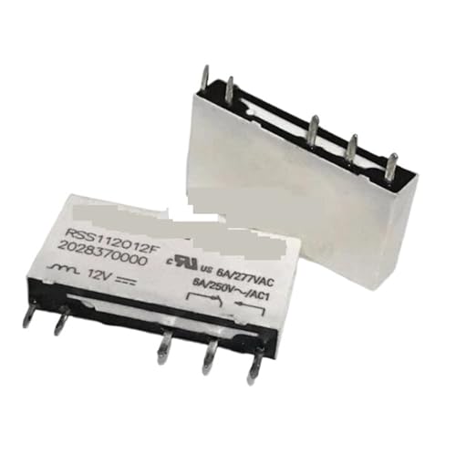 12V Relais RSS112012F-12V RSS112012F 12V 12VDC DC12V 6A 277VAC 5PIN(5PCS) von UPQQBZFZD