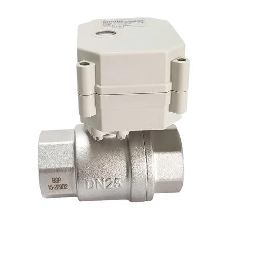 AC110-220V 1" Full Bore Electric Automated Valve With Indicator 3/4/7 Wires TF25-S2-C Stainless Steel DN25 Metal Gear CE/IP67(NPT_AC110V-230V_CR703) von UPQQBZFZD