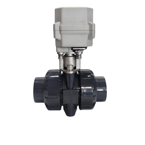 DN32 Tsaifan 2 Way Plastic Electric Water Valve 1-1/4 inch Automated Ball valve certifed metal gears for water tank(BSP_AC110V TO 230V_CR202) von UPQQBZFZD