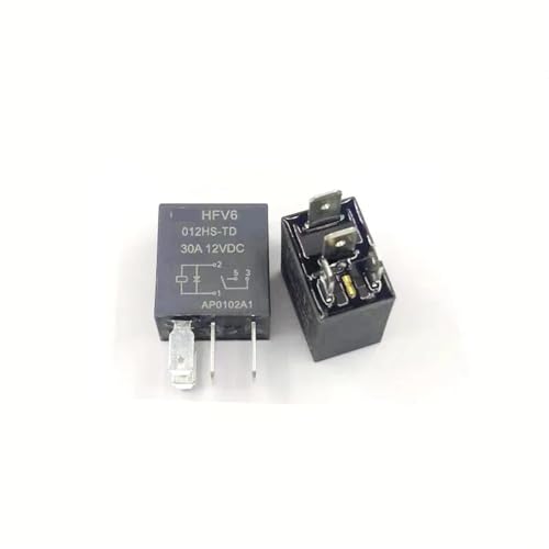 HFV6 012HS-TD HFV6 012HS TD HFV6012HSTD 12VDC DC12V 12V Relais 30A 4PIN(5PCS) von UPQQBZFZD