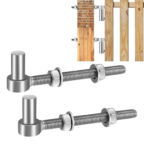 2 Stück M12 x 150mm Torscharniere Schwerlast, J-Bolt Torscharnier, Tor Scharnier Bolzen für Metall Bauernhof Tore durch Post 2 Stück M12 x 150mm Torscharniere Schwerlast, J-Bolt Torscharnier, Tor Scharnier Bolzen für Metall Bauernhof Tore durch Post von UPROZIL