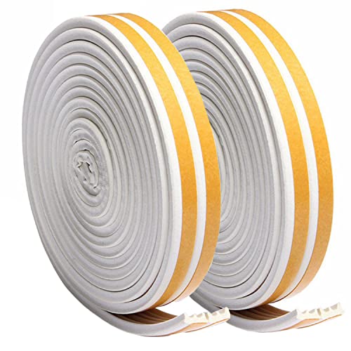 Dichtungsband Selbstklebendes für Türen Fenster, 20m Türdichtung E-Profil Gummidichtung Schalldämmung Anti-Kollision Fensterspalten für Türen Luftzugstopper Fenster Dichtungsband Selbstklebendes für Türen Fenster, 20m Türdichtung E-Profil Gummidichtung Schalldämmung Anti-Kollision Fensterspalten für Türen Luftzugstopper Fenster von UPSEN