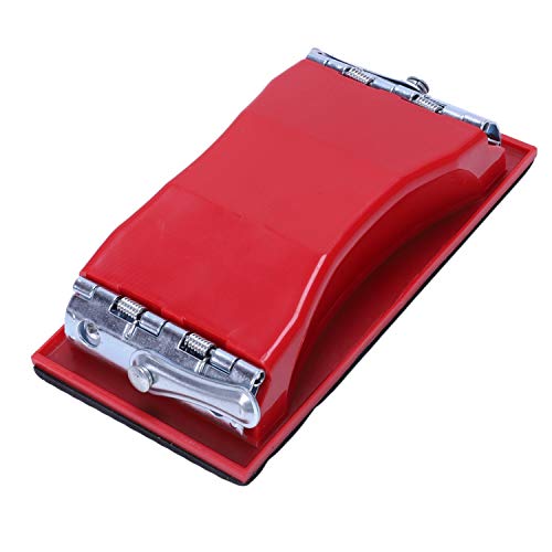 UPTON Rechteck Papier Koernung Schleifpapier Halterung Hand Sander rot schwarz von Upton