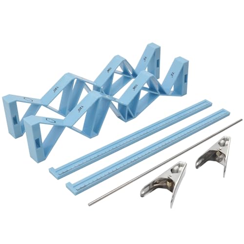UPTTHOW Buntglas-Kunststoff-Keil-Werkzeug zum Halten von Glas während des Lötens, unverzichtbare Lötvorrichtung für Glashandwerk, geeignet für DIY-Liebhaber, blau von UPTTHOW
