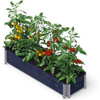 GardenBox - modernes Garten Hochbeet aus Palettenrahmen, 120x40 cm, Schwarz - Upyard von UPYARD