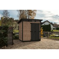 Gartenhaus Strongbox l - Robustes Gerätehaus aus natürlicher Holz, 203x163 cm, Braun - Braun - Upyard von UPYARD