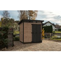 Gartenhaus Strongbox l - Robustes Gerätehaus aus natürlicher Holz, 203x163 cm, Braun - Braun - Upyard Gartenhaus Strongbox l - Robustes Gerätehaus aus natürlicher Holz, 203x163 cm, Braun - Braun - Upyard von UPYARD