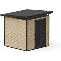 Upyard Gartenhaus Strongbox XL - Robustes Gerätehaus aus natürlicher Holz, 203x203 cm, Braun Upyard Gartenhaus Strongbox XL - Robustes Gerätehaus aus natürlicher Holz, 203x203 cm, Braun von UPYARD