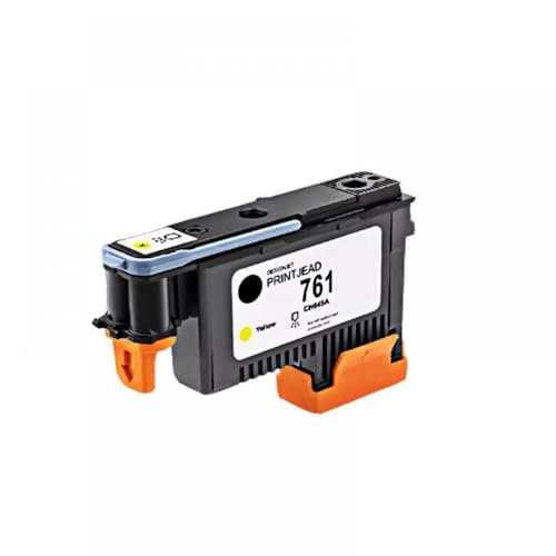 UQDMWOZE Einkshop kompatibler Druckkopf Kompatibel mit 761 762 CH645A CH646A CH647A CH648A Kompatibel mit DesignJet T7100 T7200 Drucker Drucker Ersatz(Yellow) von UQDMWOZE