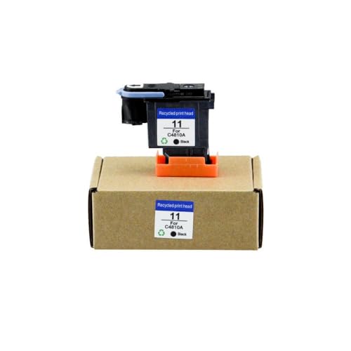 UQDMWOZE Kompatibler Druckerkopf Kompatibel mit 11 Kompatibel mit DesignJet 70 100 110 500 510 500Ps C4810A C4811A C4812A C4813A(1PC -Black) von UQDMWOZE