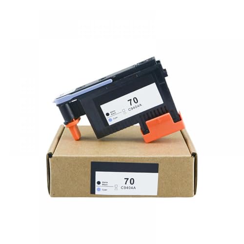 UQDMWOZE Kompatibler Druckkopf Kompatibel mit 70 C9404A C9405A C9406A C9407A Kompatibel mit DesignJet Z2100 Z3100 Z5200 Z3200 Drucker(C9404A MBK C) von UQDMWOZE