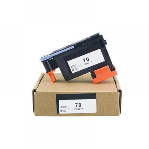 UQDMWOZE Kompatibler Druckkopf Kompatibel mit 70 C9404A C9405A C9406A C9407A Kompatibel mit DesignJet Z2100 Z3100 Z5200 Z3200 Drucker(C9407A B G) von UQDMWOZE