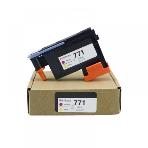 UQDMWOZE Kompatibler Druckkopfersatz Kompatibel mit 771 CE017A CE018A CE019A CE020A zur Verwendung mit DesignJet Z6200 Z6600 Z6800 Drucker(M Y) von UQDMWOZE