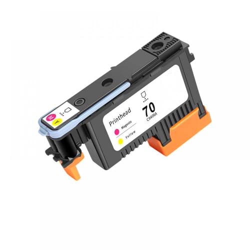 UQDMWOZE Kompatibler PrinThead Kompatibel mit Designjet -Druckermodelle Z5200 Z5400 Z2100 Z3100 Z3200 C9404A C9405A C9406A C9407A C9408A C9409A C9410A(70 Printhead M-Y) von UQDMWOZE