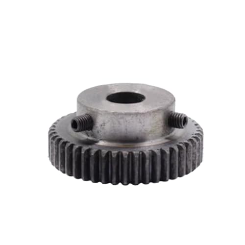 1M50T Loch 8-10-12-15 1 Stück 1M Stirnradgetriebe Metallgetriebe 45# Stahl 1M 50 Zahnritzel Metallmodell(Hole8) von UQMBCEFDQ