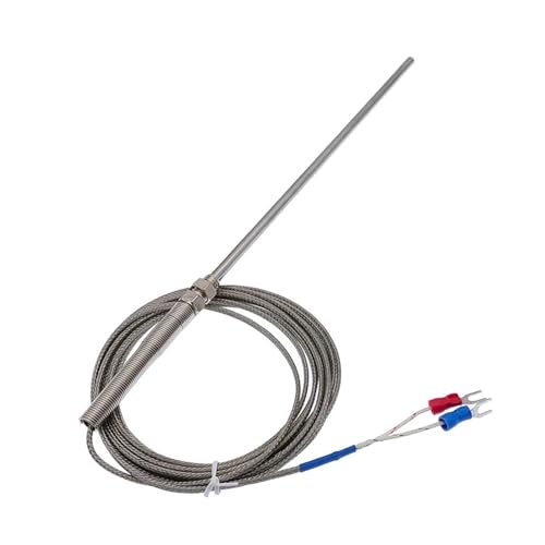 200-mm-Sondentyp Thermoelementsensor K-Typ-Temperaturmessgerät 1 m 2 m 3 m 4 m 5 m Kabel Edelstahl-Thermoelement(Line length 1m) von UQMBCEFDQ