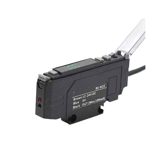 BS-N22 NPN PNP Faserverstärker Sensor Lichtschranke optisch transparent NO NC einstellbar hohe Empfindlichkeit(Plus FT-410,BS-N22 NPN) von UQMBCEFDQ