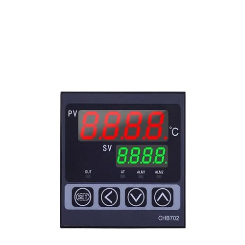 CHB902 Temperaturregler KE PT100 Eingang SSR AC250V Relais 10V 4-20mA Ausgang LCD-Digitalanzeige PID programmierbarer Thermostatsensor(K 400,2TEMP 4-20mA) von UQMBCEFDQ