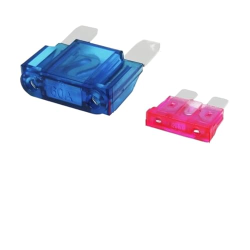 10Pcs/Lot Inser Auto Car Fuse 1A 2A 3A 5A 7.5A 10A 15A 20A 25A 30A 35A 40A ZINC Pins Mini Small Medium Big Size(100A,Mini 10Pcs) von UQOOHKBCU