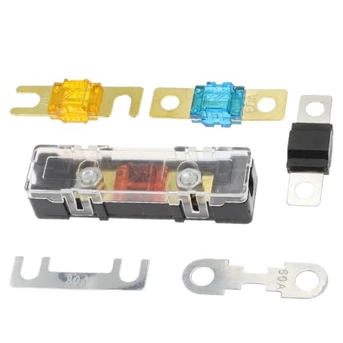 1PCS Car fuse holder 32V Safety Plate Base Car Carrier Fuse Box Bolt Type 20A 30A 40A 50A 60A 70A 80A 90A 100A 150A 175A 200A(50A) von UQOOHKBCU