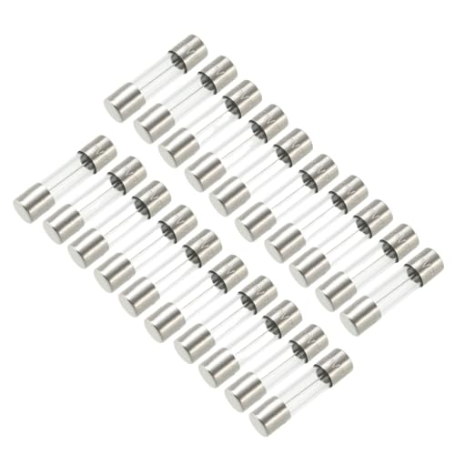 20Pcs Slow Blow Glass Cartridge Fuse Tube Time Delay Fuse 5x20mm 250V 0.5A 1A 2A 3A 3.15A 4A 5A 6.3A 8A 10A for Home Applicance(2A) von UQOOHKBCU